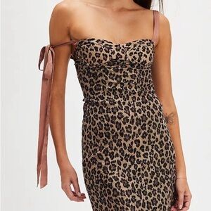 Free People Animal Print Dress